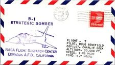 B-1 Strategic Bomber - Doug Benefield - Edwards CA - 4.21.1975 - J13760