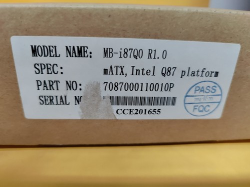 ARBOR MB-i87Q0 Micro ATX Motherboard 4th Generation Intel Core Processor Embedde - Photo 10/12