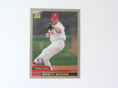 Topps Rookie Card 2000 Brett Myers Pitcher (T25, Phillies) - Ships in 12 hrs!!!