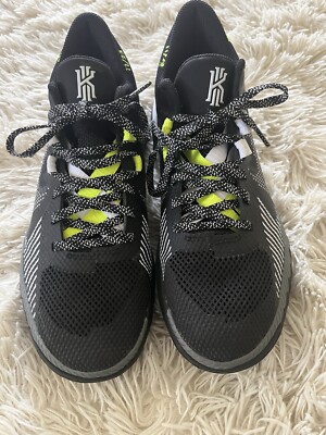 Nike Kyrie Flytrap V 5 Black White Cool Grey Volt Mens Sz 7.5 Irving CZ4100-002