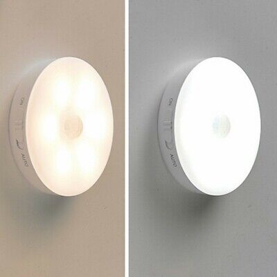 À Batterie LED Blanc Chaud Sans Fil Détecteur Mouvement PIR armoire lumière nuit