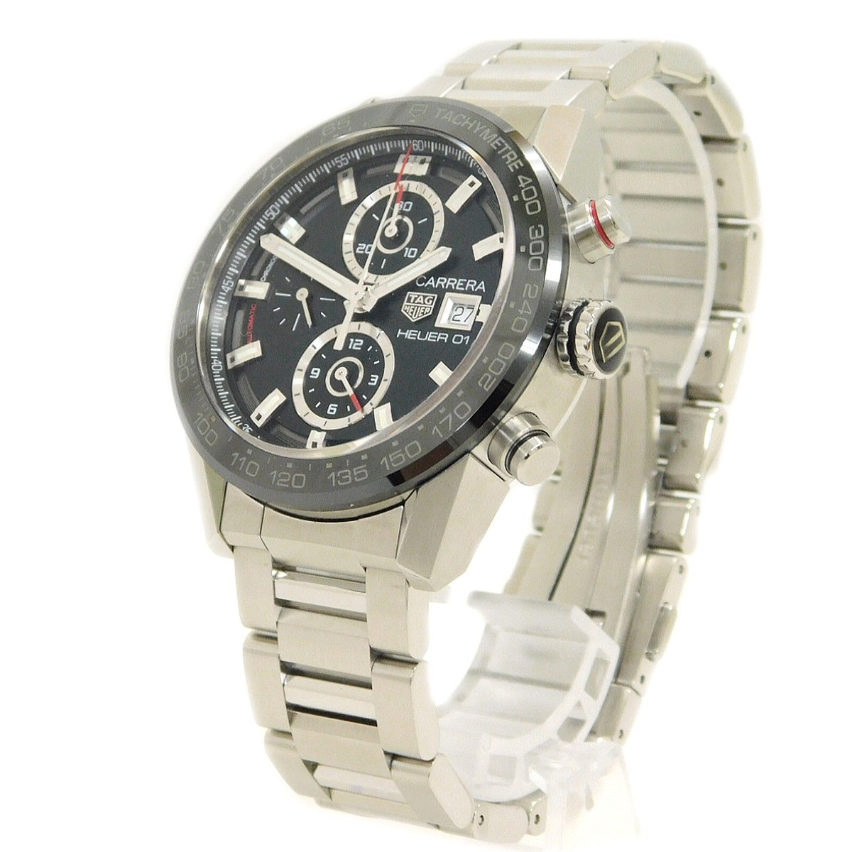 TAG Heuer CARRERA HEUER 01 S. Steel CAR201Z 43mm Auto Men's Watch