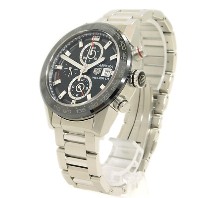 TAG Heuer CARRERA HEUER 01 S. Steel CAR201Z 43mm Auto Men's Watch