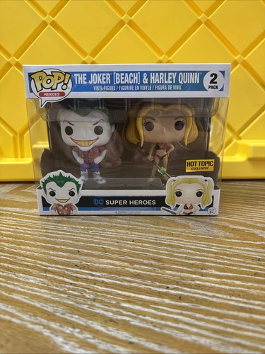 Funko Pop! Vinyl: DC Universe - DC - 2 Pack - Beach Joker & Harley - Hot...
