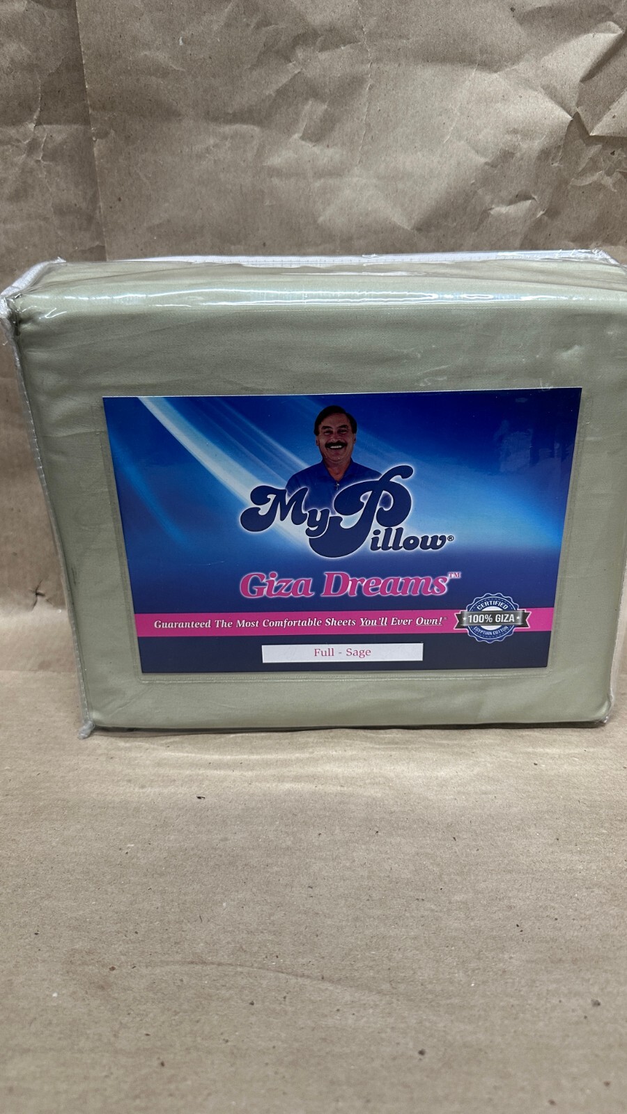 My Pillow Giza Dreams Egyptian Cotton 400 Thread Sheet Set FULL Sage