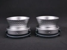 1 Pair 1/4" AKAI Matte Diamond Grain NAB Hub Adapters For R2R Tape Recorders