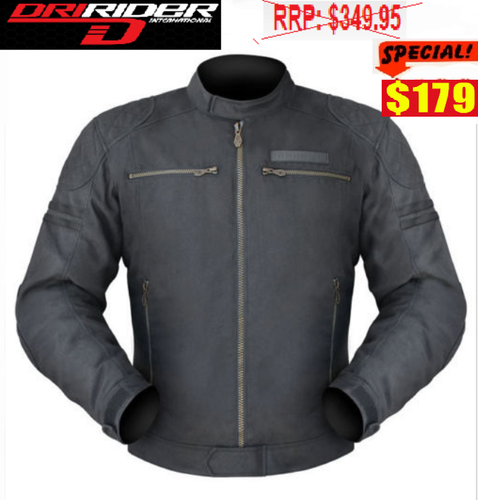 DRIRIDER Trophy Motorcycle Jacket NEW 
