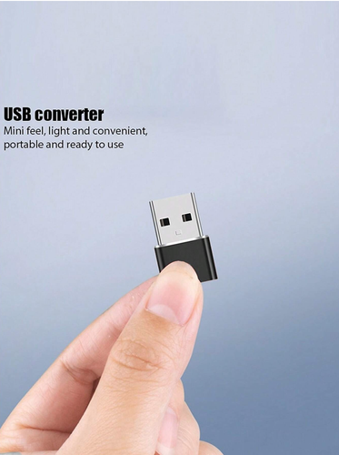 2x USB A auf USB C Adapter Stecker OTG Konverter 3.1 Buchse - Bild 6 von 9