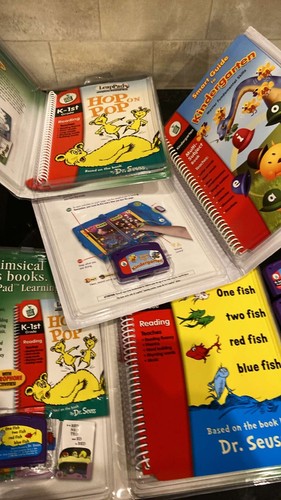 Leappad Hop Pop book & cartridge K-1 leap pad lot bible smart guide one fish - 第 2/3 張圖片