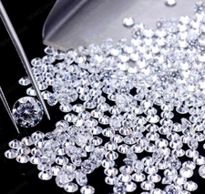Loose Lab-Grown CVD Diamond LOT 1.00 MM D Color IF CLEARITY 180 PCS Certified