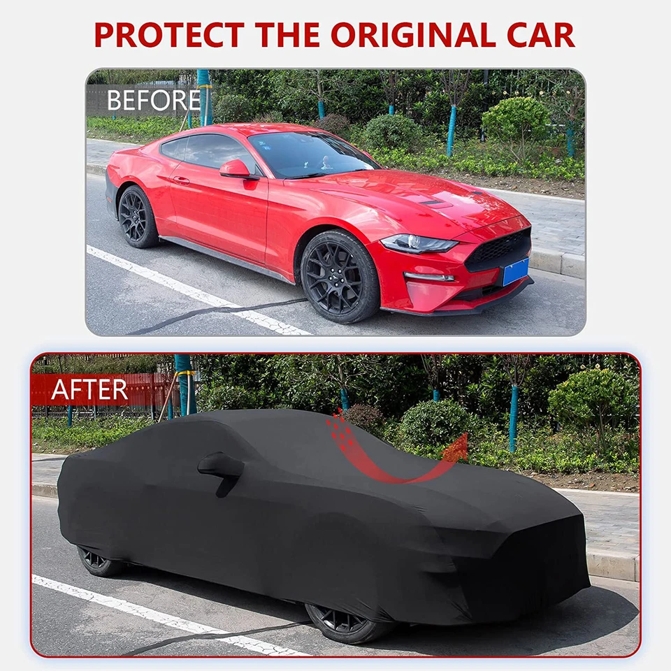 For Dodge Durango Indoor Car Cover Stretch Satin Scratch Dust Resistant Protect - Image 3 of 4