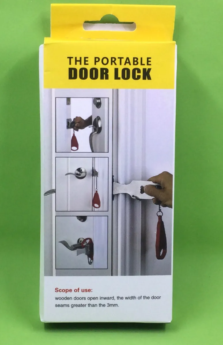 Addalock - (1 Piece ) The Original Portable Door Lock, Travel Lock 1M