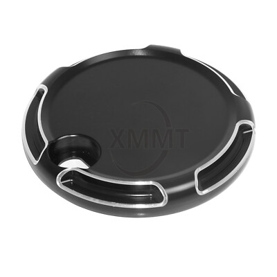 Mid USA Black Gas Tank Cap Fuel Door For 2008+ Harley Touring FLHX FLTR – Lockable Aluminum
