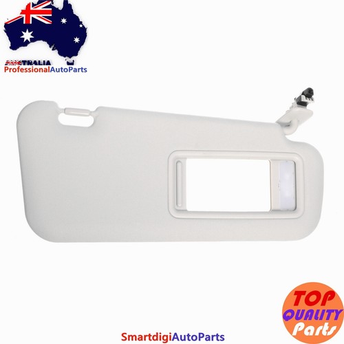 Right Driver Side Gray Sun Visor With Light For 10-13 Mazda 3 For BBM369-270C-75 - Picture 3 of 5