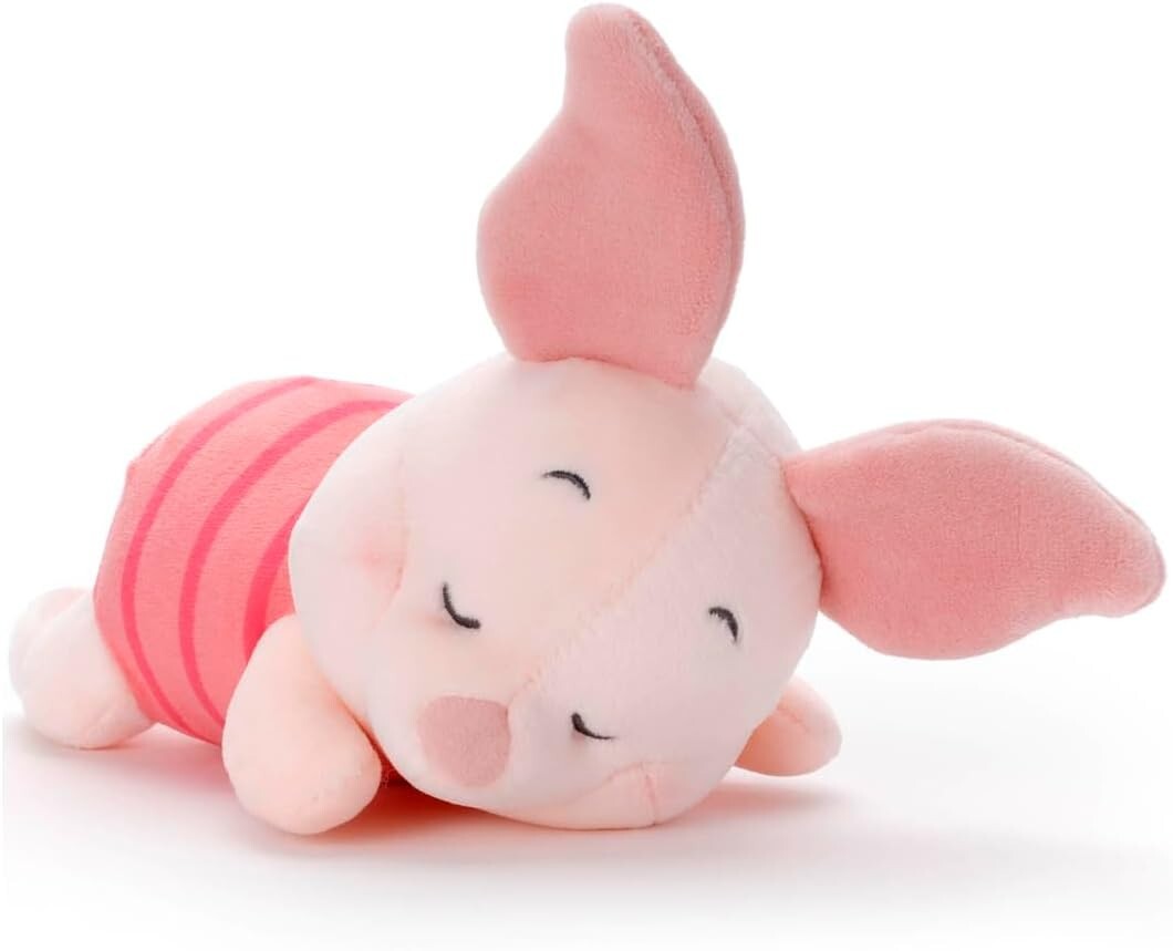 Disney Piglet Sleeping Friend Plush S size Stuffed Toy Doll New