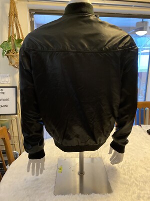 Club House Vintage Windbreaker Weather-proof Black Track Jacket Club House Vintage Windbreaker Weather-proof Black Track Jacket