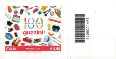 2012 Italy Republic Barcode Made in Italy Guzzini Low Right