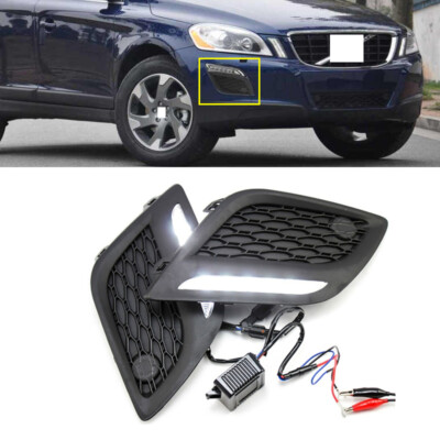 For Volvo XC60 2011-2013 Left & Right LED DRL Daytime Light Fog Lamp