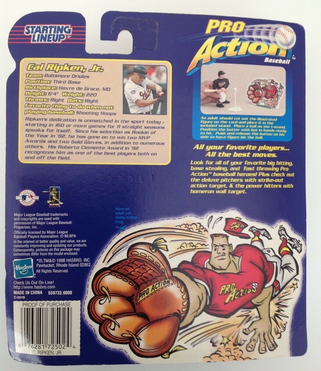 1998 Cal Ripken Jr. Starting Lineup Baseball Pro Action for sale