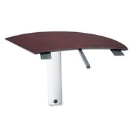 Mayline Napoli Veneer Left Curved Desk Extension 47w X 28d X 29-1/2h Mahogany on sale Mayline Napoli Veneer Left Curved Desk Extension 47w X 28d X 29-1/2h Mahogany on sale