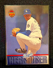 1994 Donruss Triple Play Baseball Card - Orel Hershiser #84 - Benefits ASPCA