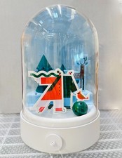 Ikea STRALA LED Table lamp decoration, snowy night/battery operated dome - NEW