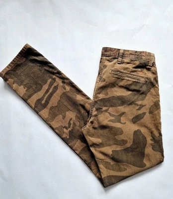 Dockers Alpha Khaki Slim Fit Camo Corduroy Trousers Men’s W32 L34 Camouflage VGC - Image 1 of 4