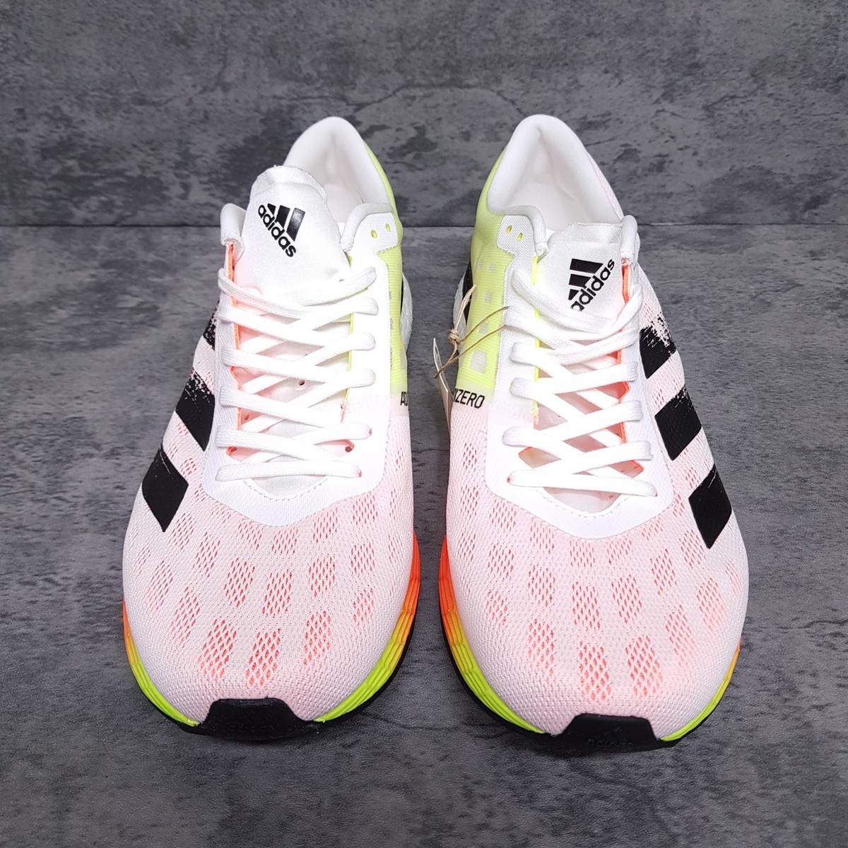 ADIDAS Adizero Boston 9 M Running Shoes Mens Size 11.5 White