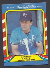 1987 Fleer Baseball Limited Edition #5 George Brett