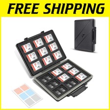 Memory Card Case for 54 Cards, Water-Resistant