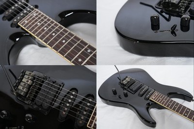 YAMAHA RGX612 BLACK 1980s Japanese-made SSH pickup hard rock