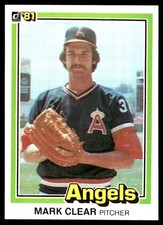 Mark Clear 1981 Donruss #291 Angels MLB READ FREE SHIPPING AutographDen