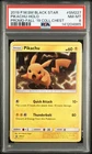 2019 POKEMON SM BLACK STAR PROMO FALL 2019 COLLECTOR CHEST PIKACHU-HOLO PSA 8