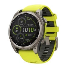 Garmin fenix 8 Sapphire Solar 47mm Smartwatch (Amp Yellow/Graphite)