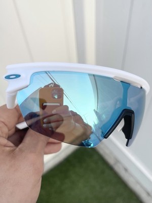 New Oakley Sphaera OO9403 9403 White Ice Blue Prizm Lens 130mm OSFA