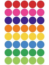 40 Pcs Classroom Floor Stickers 5.5" Self Adhesive Dry Erase Circles Vinly St...