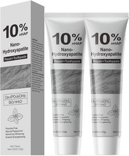 Hydroxyapatite Toothpaste,10 Nano for 4.23 Fl Oz Pack of 2 