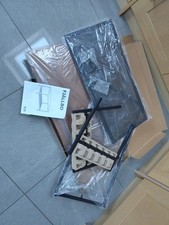 Ikea FJÄLLBO Coffee Table in Oakwood and black metal NEW