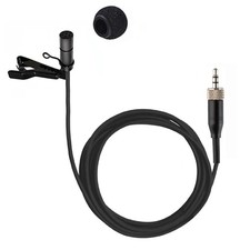 Lavalier Microphone Omnidirectional Condenser Lapel Mic with Sennheiser Wirel...