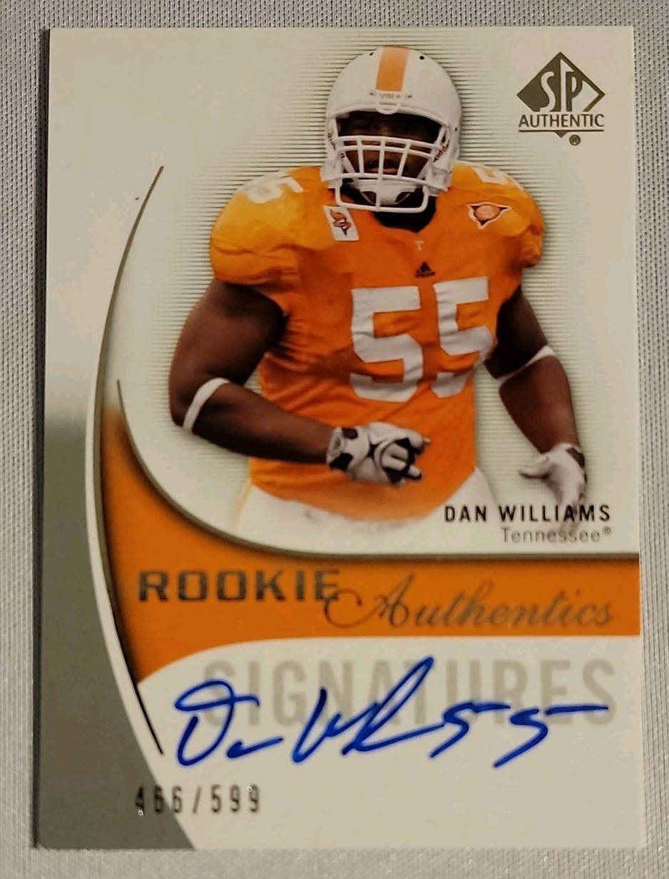 2010 SP Authentic - Rookie Authentics Signatures Dan Williams #145 /599 (AU, RC)
