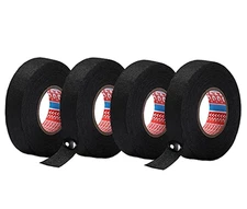 4 Rolls Wire Loom Harness Tape,High Temp Wiring Loom Harness Self-Adhesive Felt 