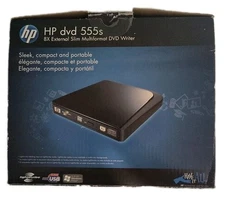 HP dvd/cd external rewritable drive. Model dvd555s-H01 2