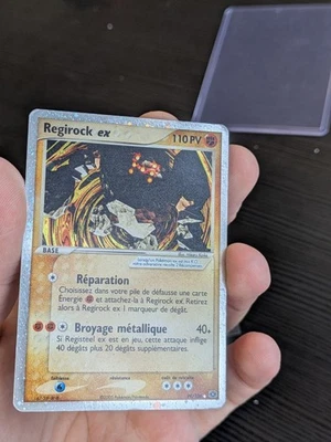 Regirock ex 99/106 Holo EX Émeraude FR Pokémon 2005 - Photo 1/4