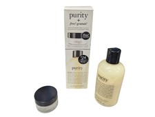 Philosophy Purity Made Simple 8oz Cleanser  Miracle Worker Moisturizer0.5oz Set