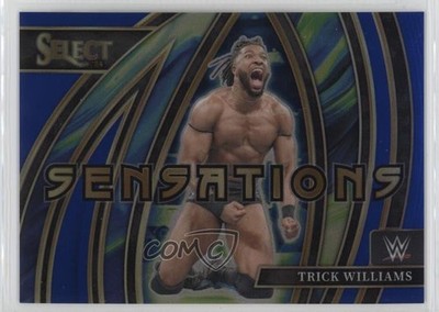 2024 Panini Select WWE Sensations Blue Prizm 38/49 Trick Williams #17 7i6