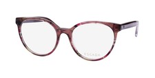 NEW ESCADA VESB23 EYEGLASSES 53-18-140 0AME RED PLASTIC WOMENS FULL-RIM OVAL