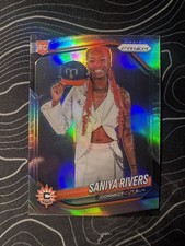 SANIYA RIVERS 2025 Panini Prizm WNBA Silver Prizm Variation #150 Sun Rookie