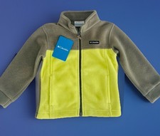 Columbia Baby Boy Steens Mtn Color Block Fleece Jacket Size 3T NEW