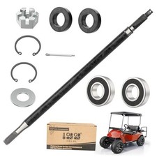 Golf Cart Driver Side Rear Axle Shaft with Bearing Seal Kit for EZGO TXT