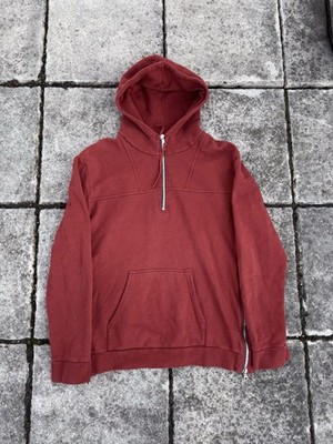 Balmain By Olivier Rousteing AW13 Red Zip Hoodie